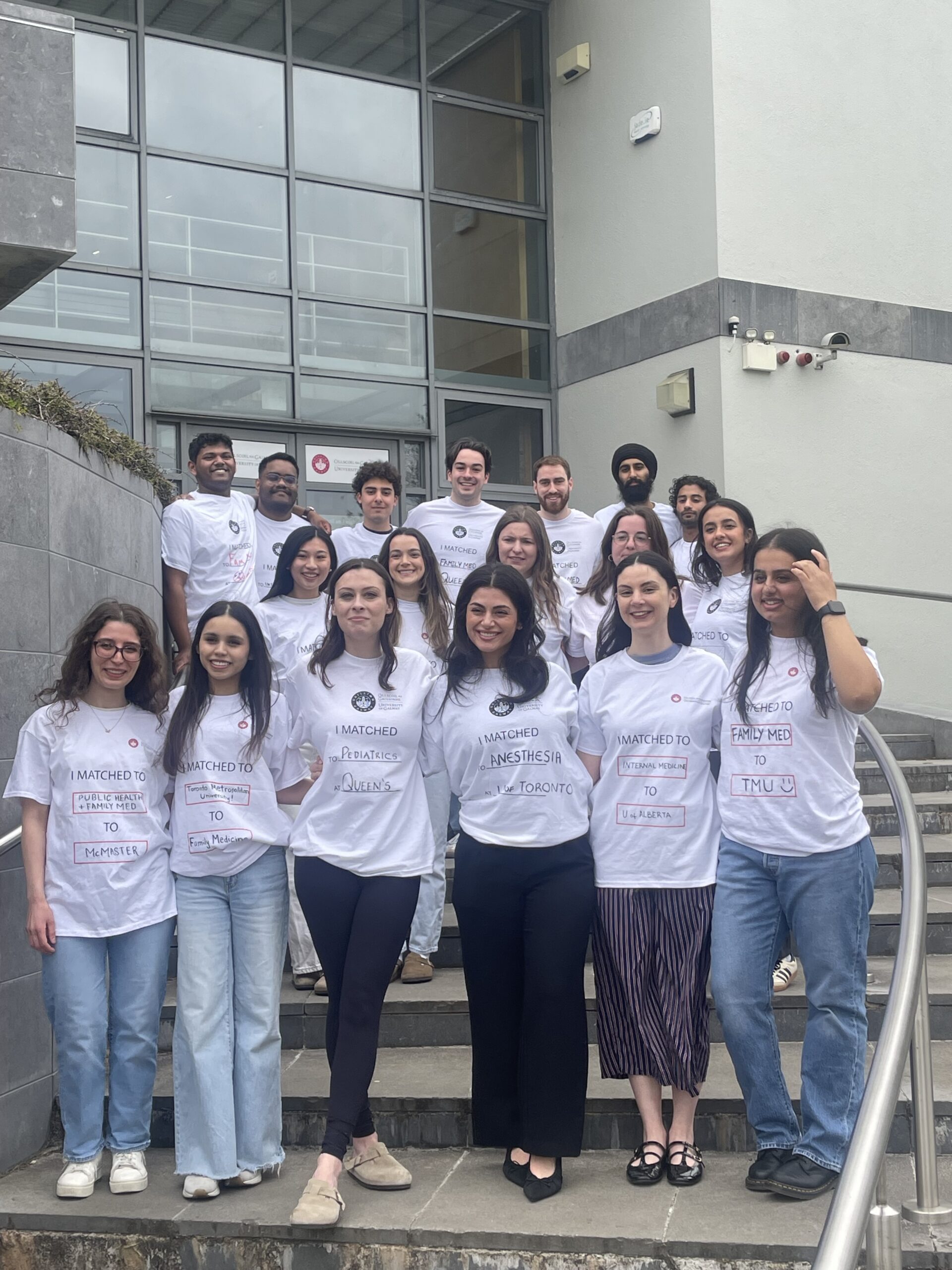 University of Galway final year medical students on Match Day 2026